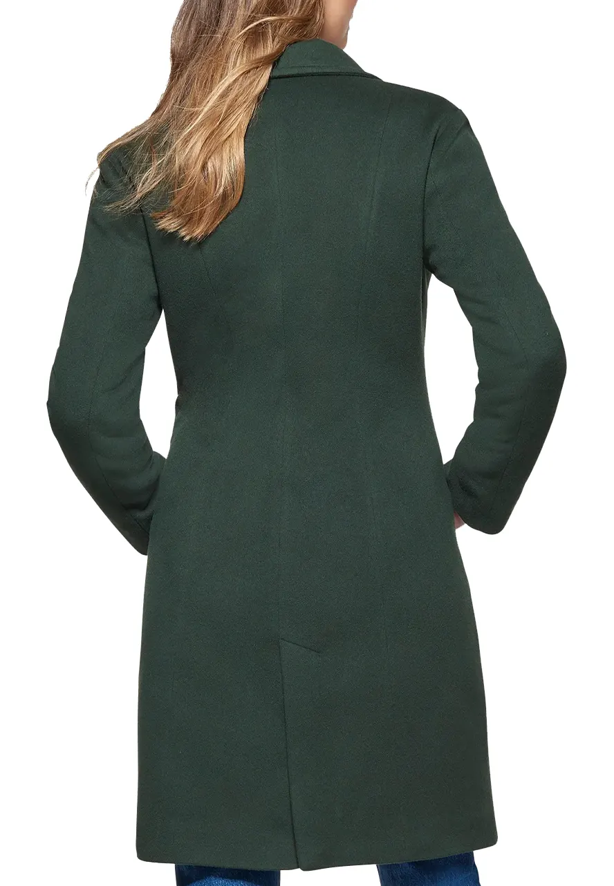Super Fine Virgin Green Wool Coat