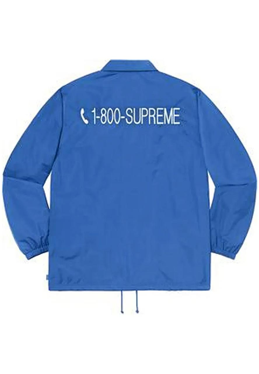 Supreme 1-800 Coaches Blue Jacket