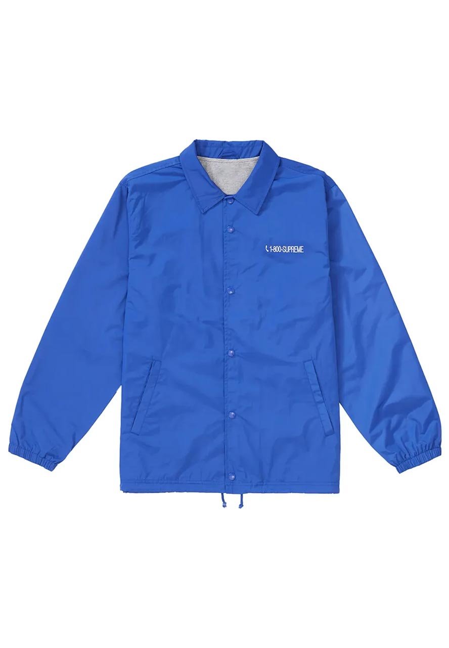 Supreme 1-800 Coaches Blue Jacket