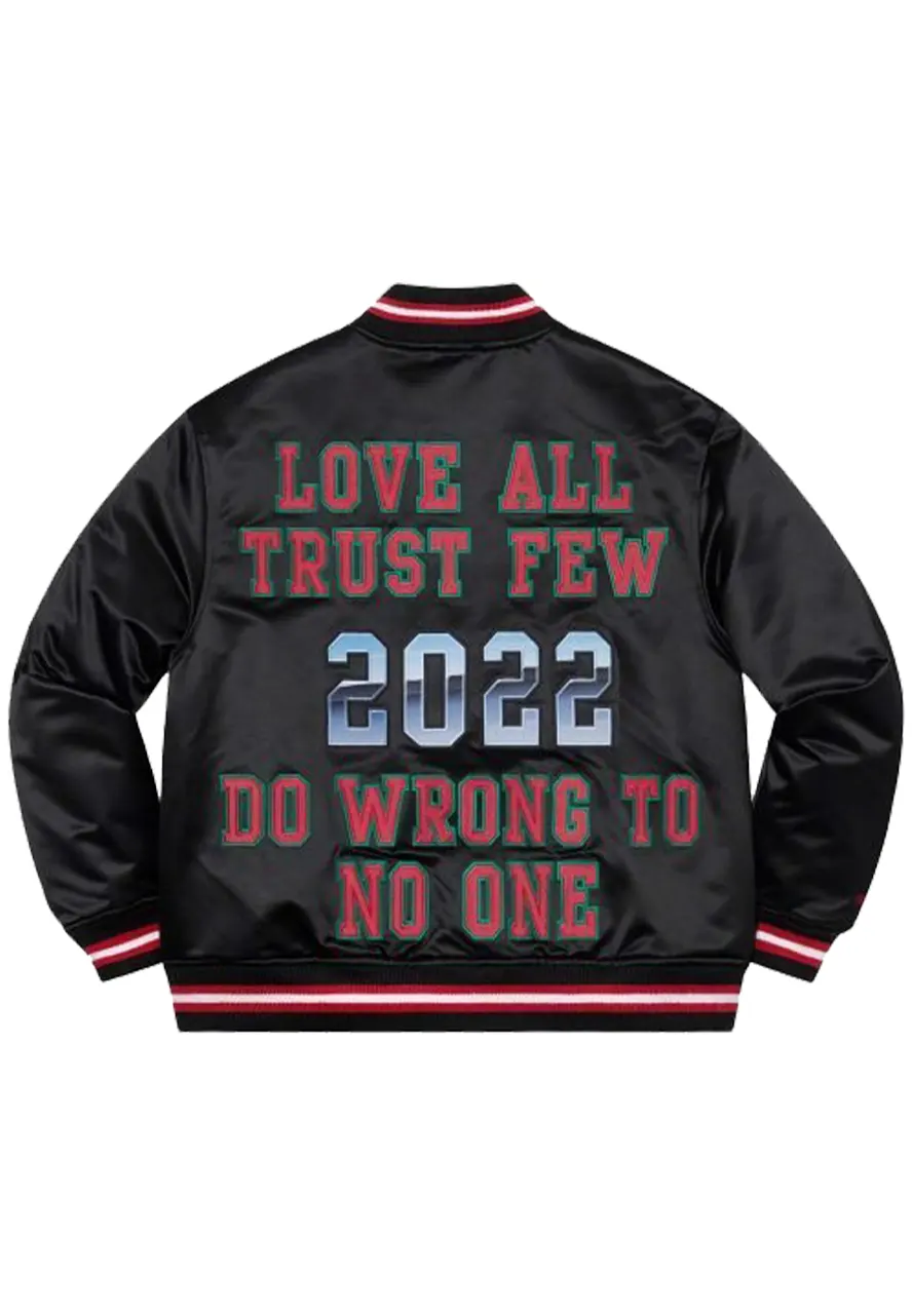 Supreme Love All Trust Few Varsity Jacket