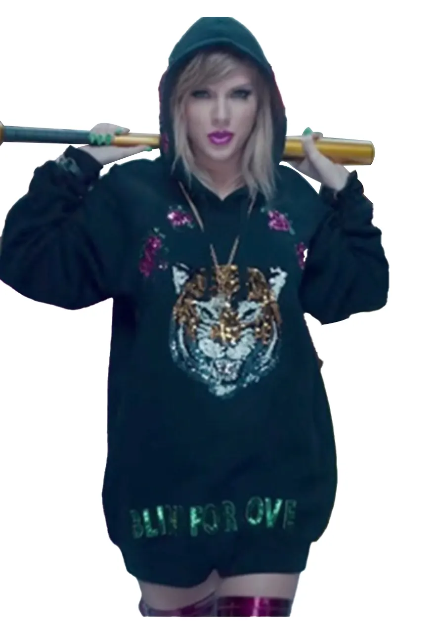 Taylor Swift Tiger Print Hoodie  