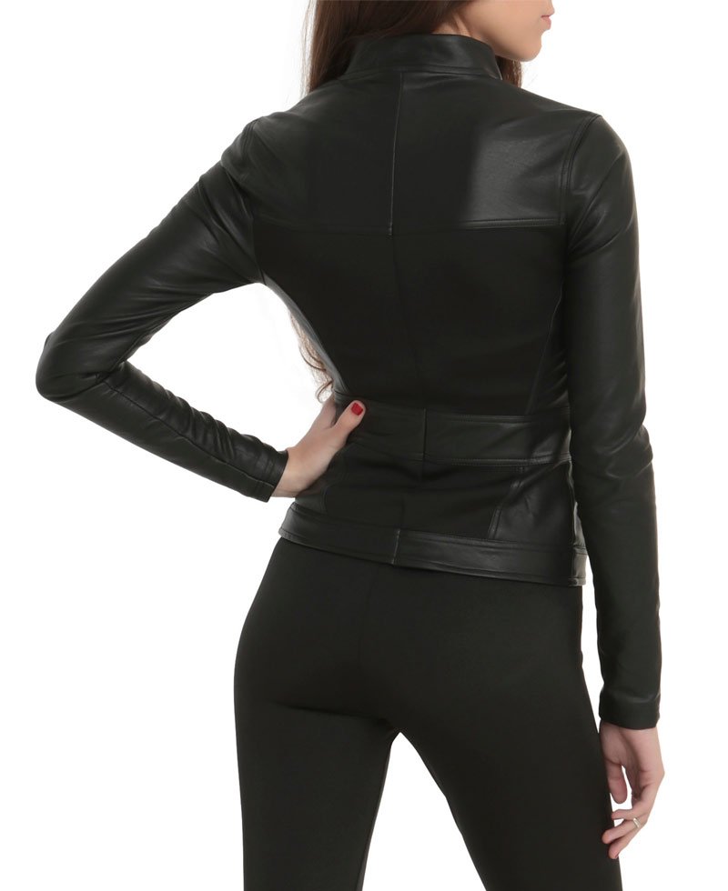 The Avengers Black Widow Leather Jacket