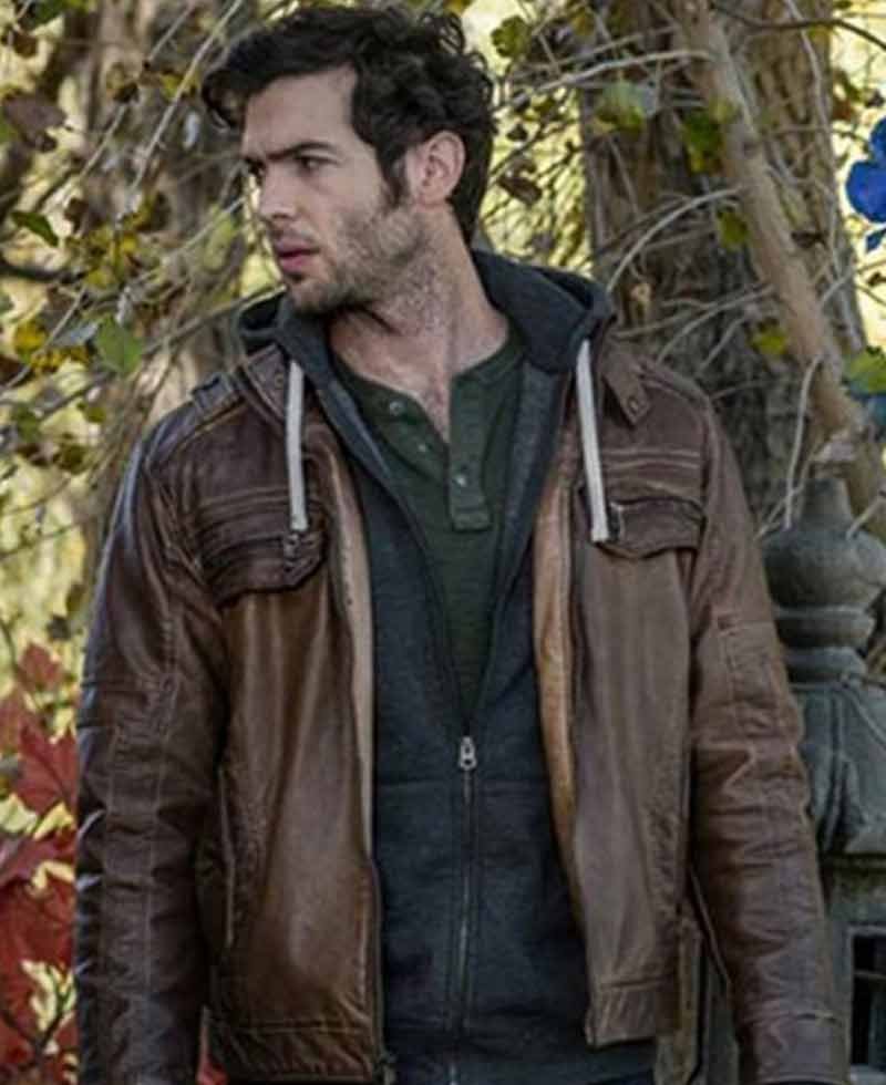 Ethan Peck The Curse of Sleeping Beauty Leather Jacket