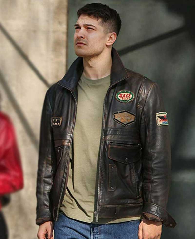 The Protector Cagatay Ulusoy Brown Leather Jacket