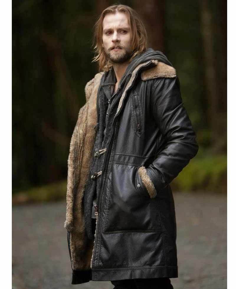 The Twilight Saga Breaking Dawn Joe Anderson Leather Coat