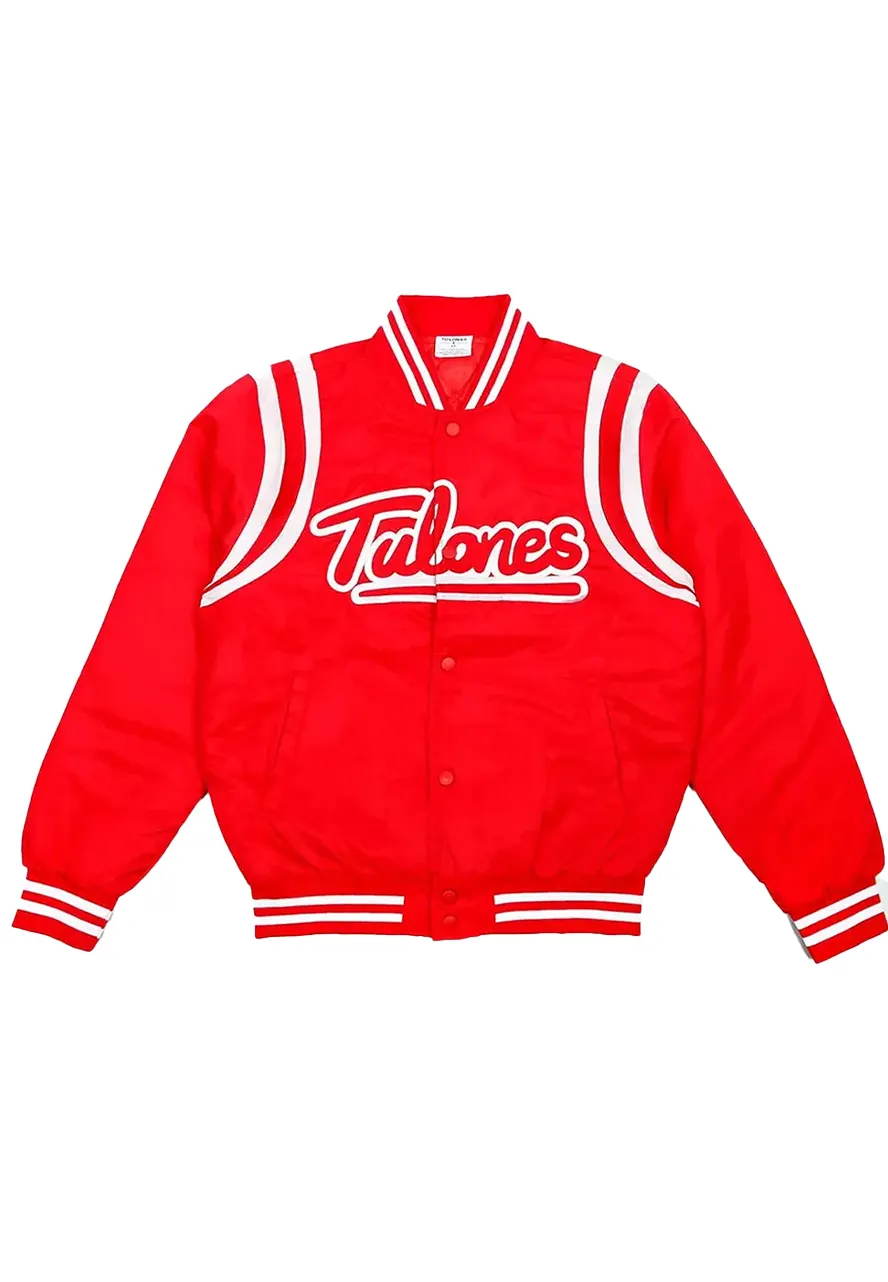 Tulones Red Bomber Jacket