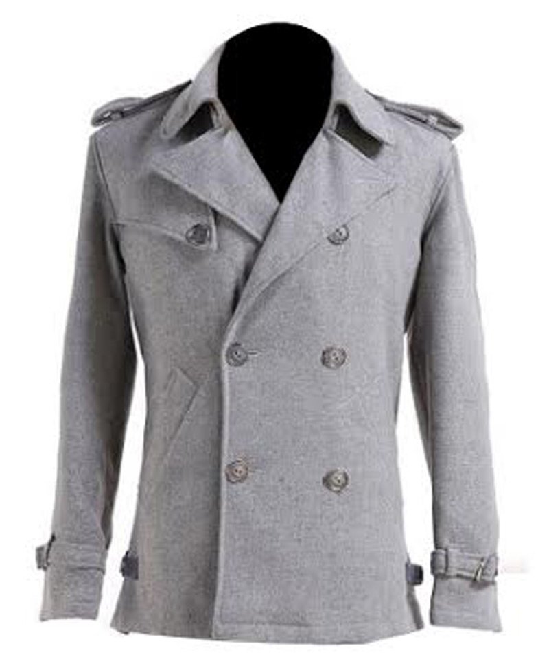 Twilight Edward Cullen Grey Wool Jacket