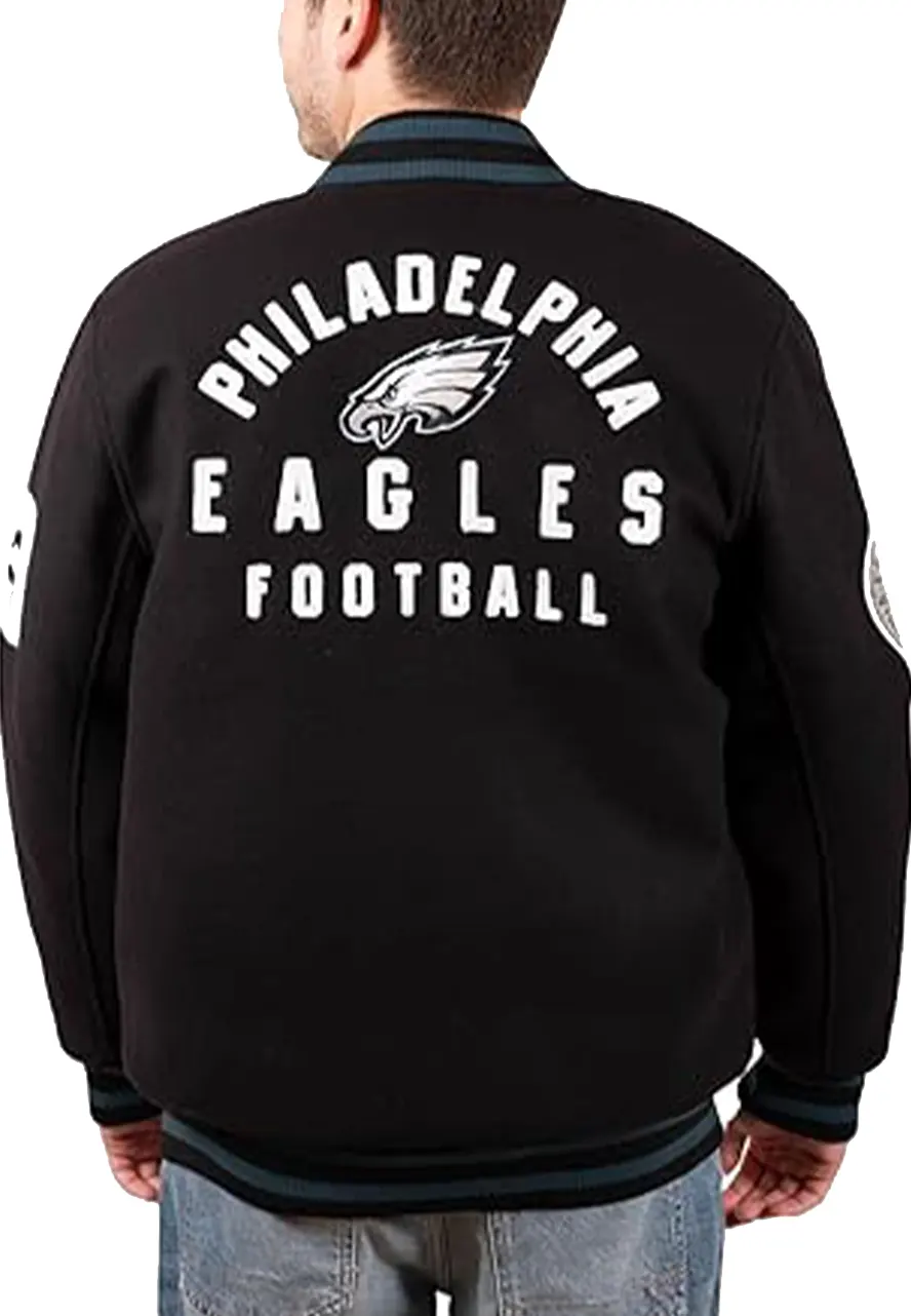 Ultra Game NFL Eagles Varsity Jacket