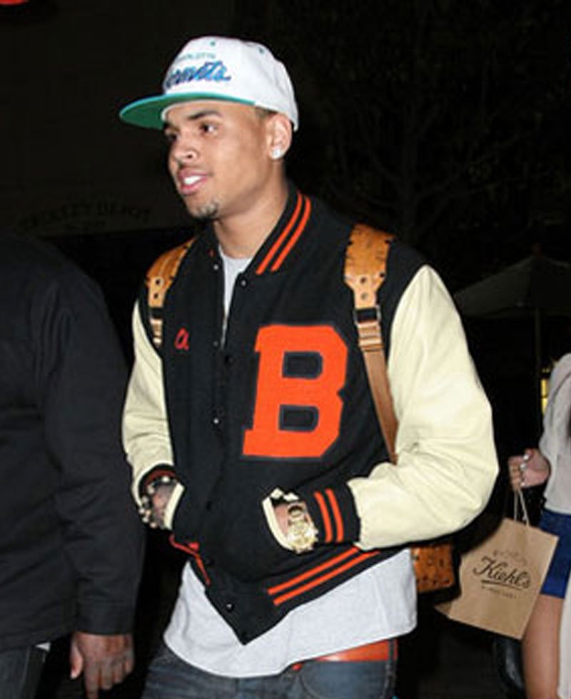Chris Brown Letterman M Jacket