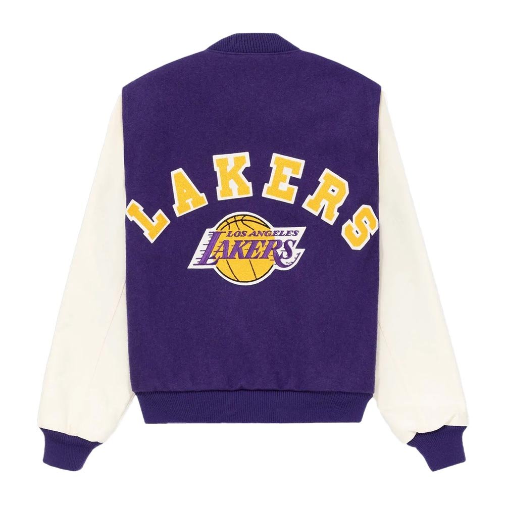 Vintage LA Lakers Purple Varsity Jacket