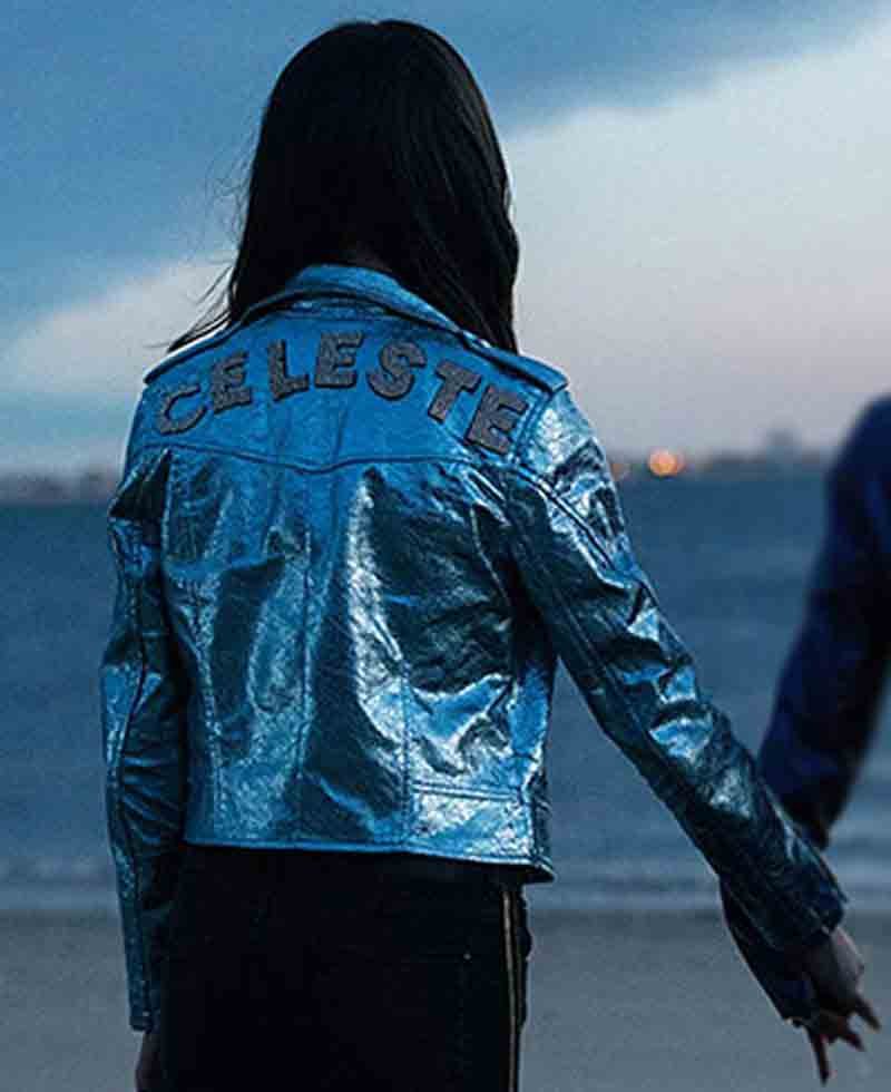 Vox Lux Albertine Blue Leather Jacket