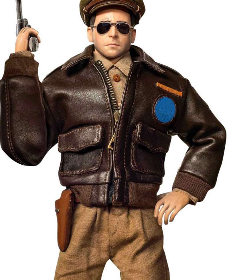 Welcome To Marwen Steve Carell Brown Leather Jacket