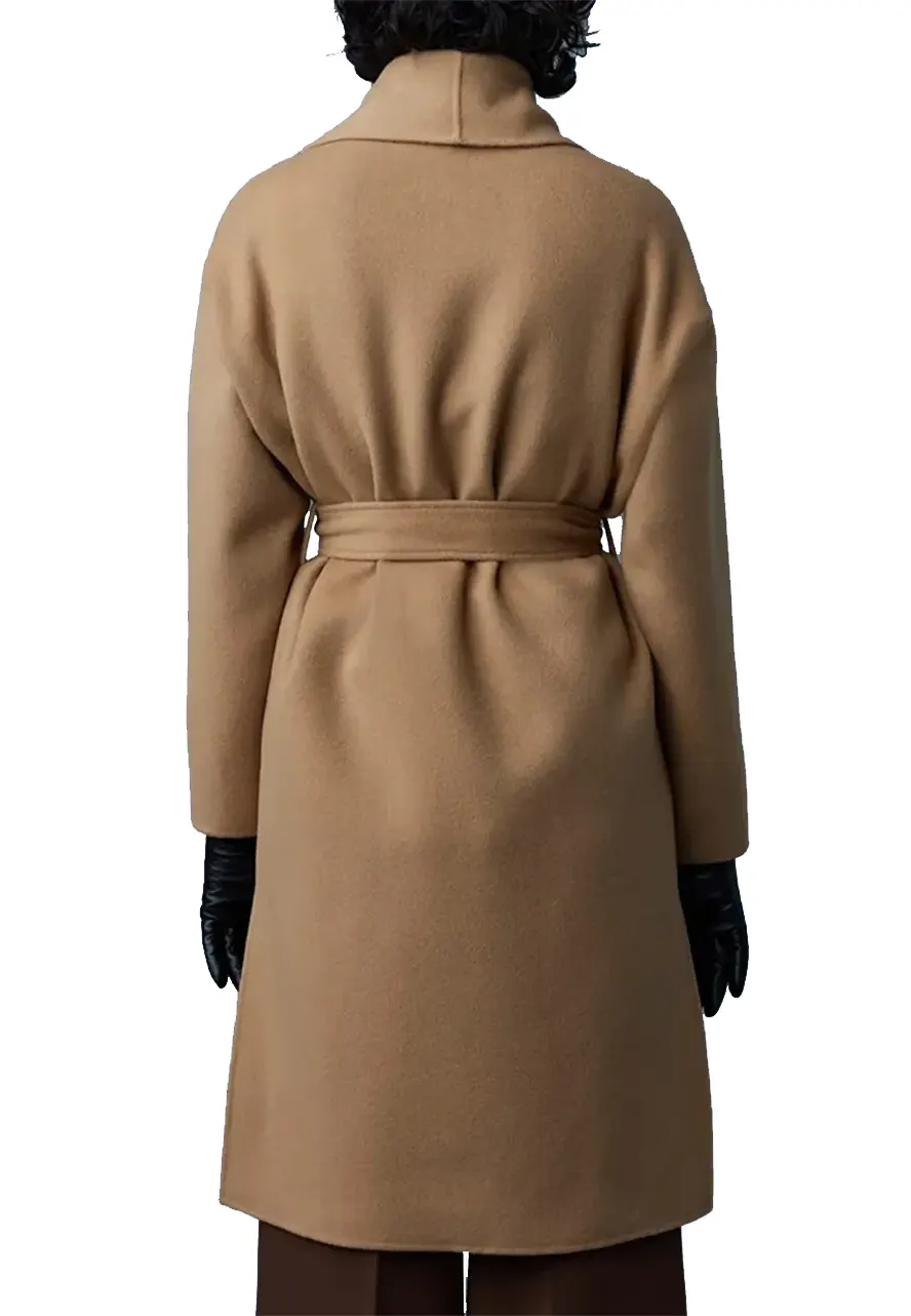 Women’s Thalia Brown Wool Coat