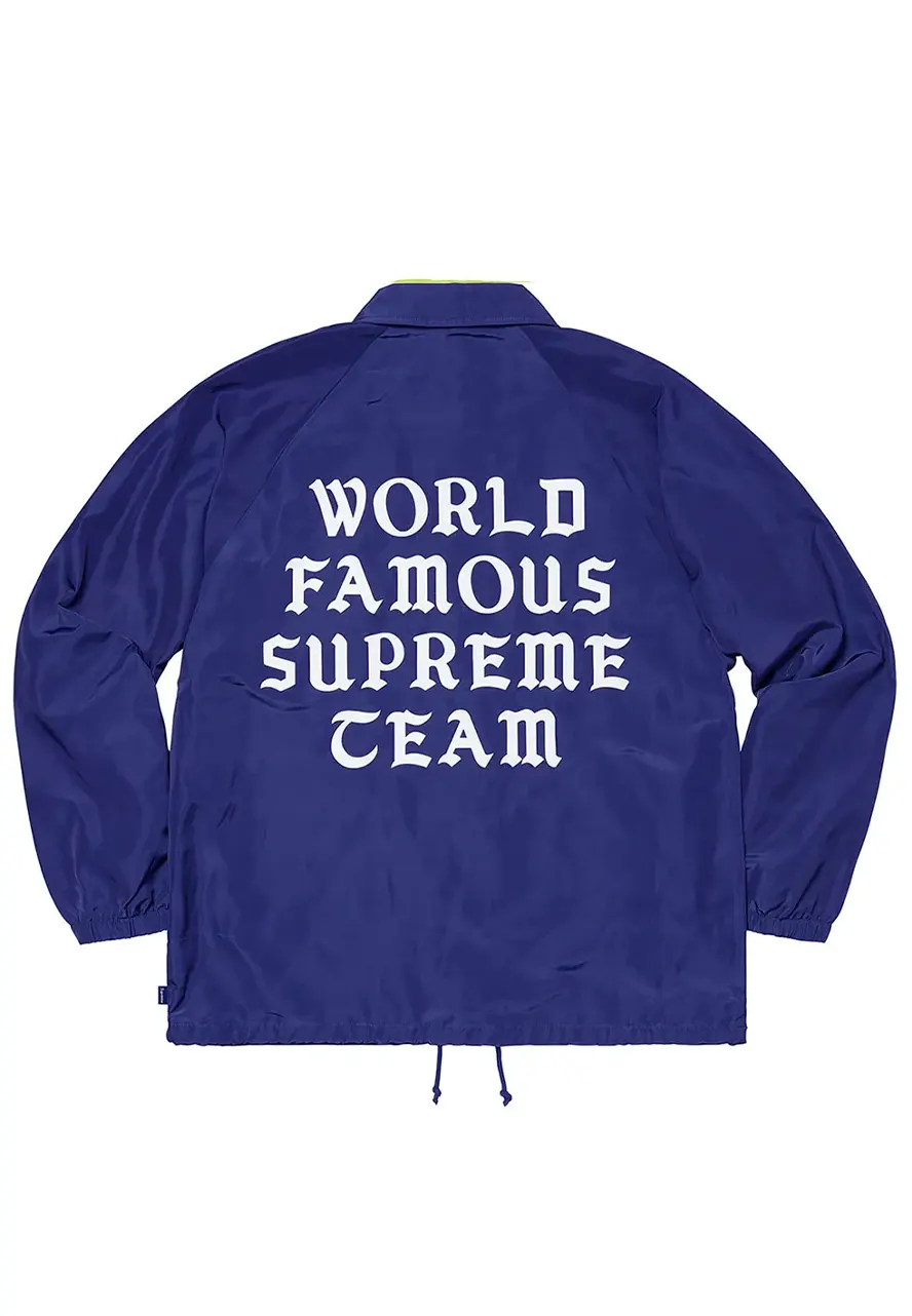 World Famous Supreme Team Blue Bomber Jacket
