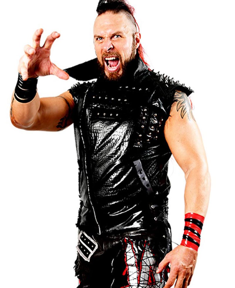 WWE Lance Archer Asymmetrical Leather Vest