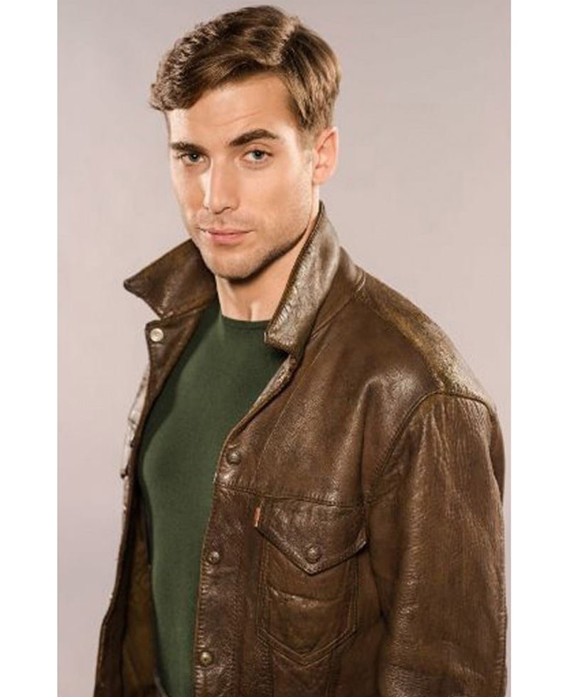 X Company Dustin Milligan Leather Jacket