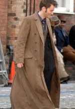 10th doctor brown trench coat