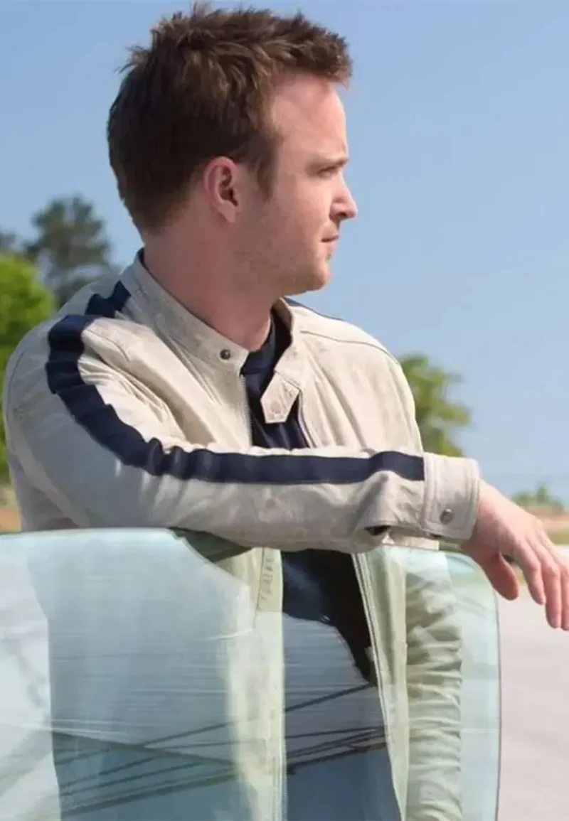 aaron paul need for speed white jacket