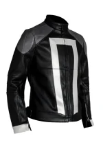 agents of shield ghost rider leather jacket