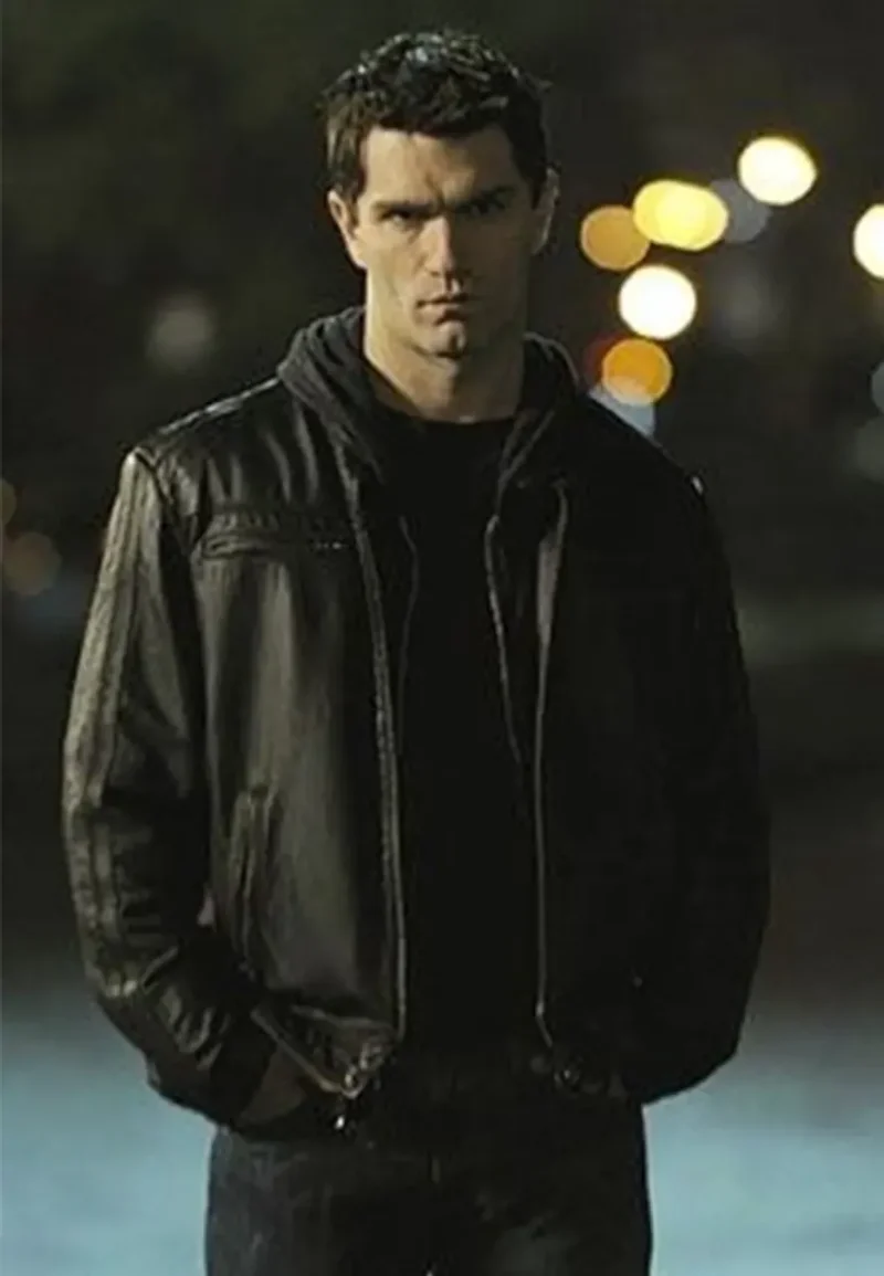 aidan waite being human leather jacket