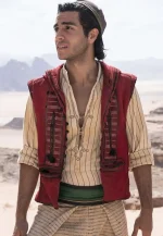 aladdin red hooded vest