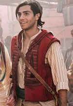 aladdin red vest with hood