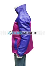 alien boy let me down pink and purple jacket