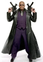 alligator matrix morpheus leather coat