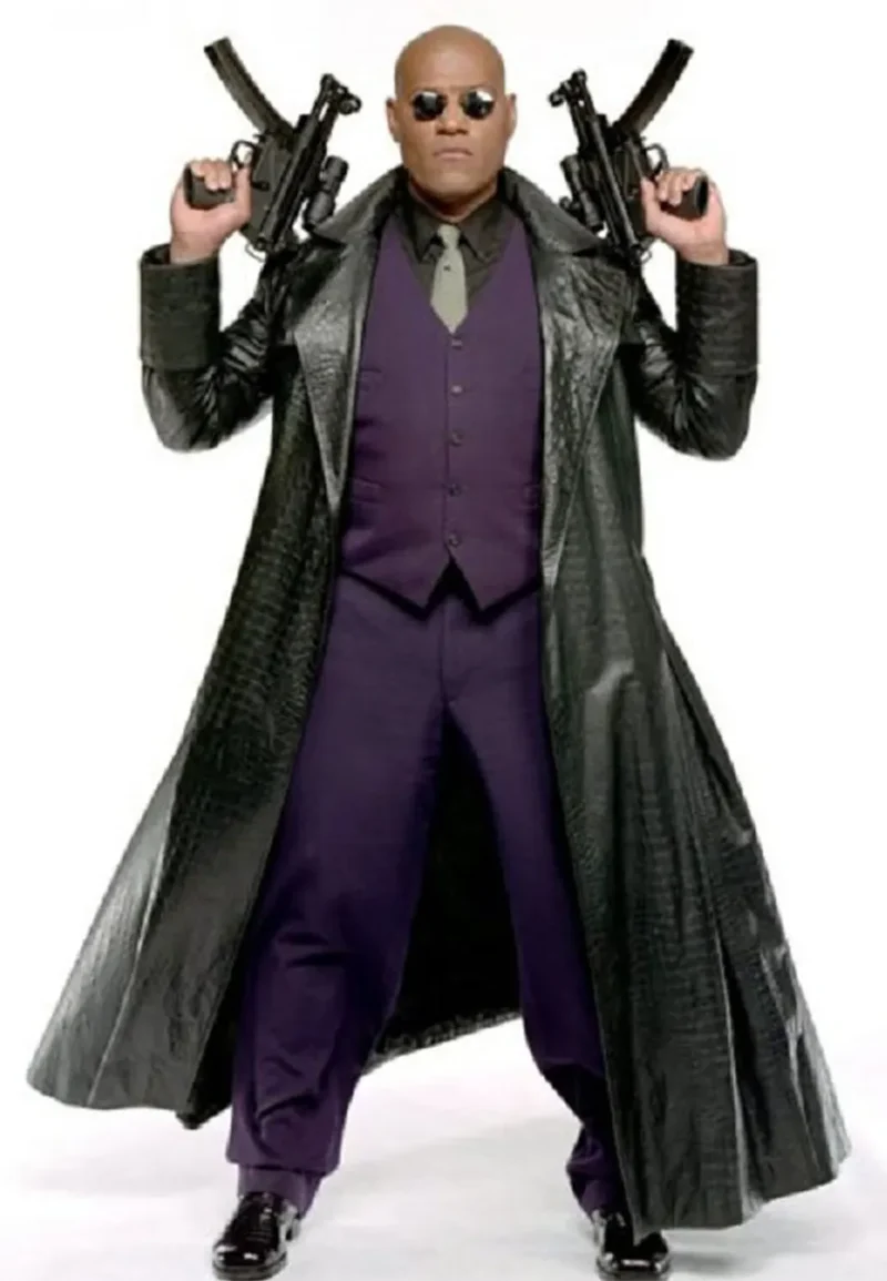 alligator matrix morpheus leather coat