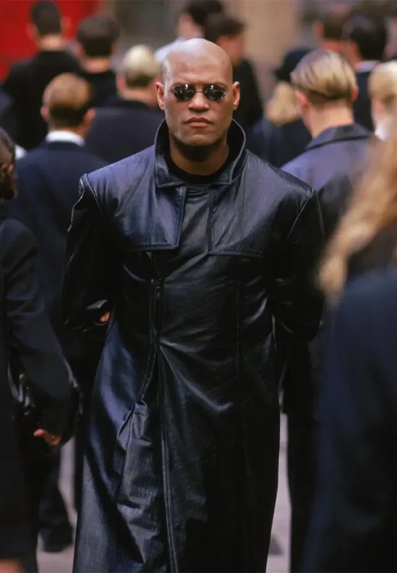 alligator the matrix morpheus leather coat
