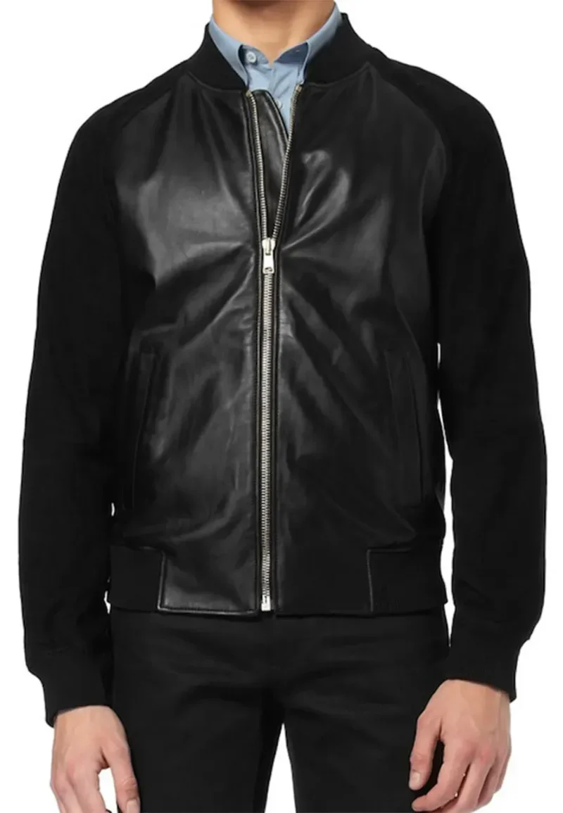 andrew garfield leather jacket