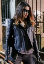 arrow juliana harkavy biker leather jacket
