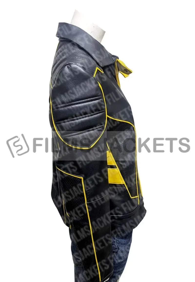arrow s08 black canary leather jacket
