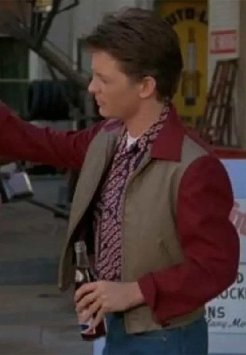 back to the future leather jacket