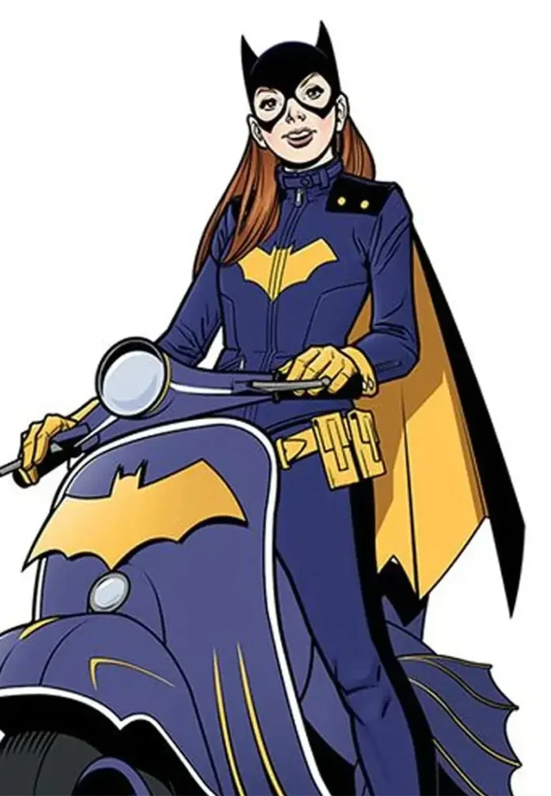 barbara gordon batgirl leather jacket