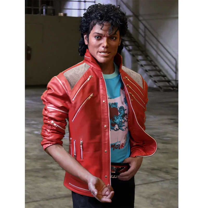 beat it red leather jacket
