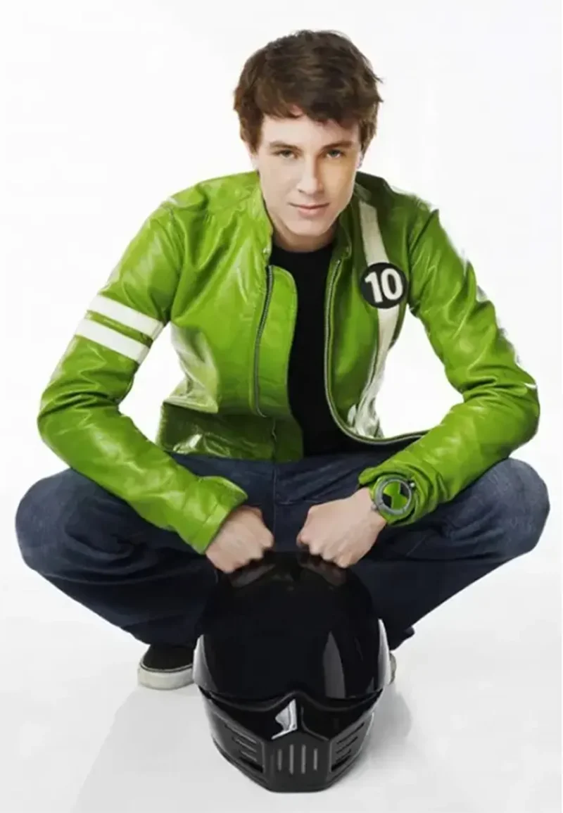 ben 10 alien swarm leather jacket