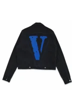 black jean jacket vlone