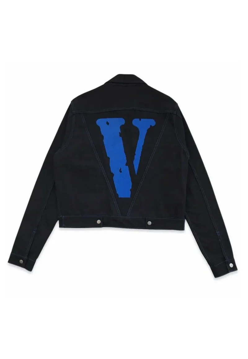 black jean jacket vlone