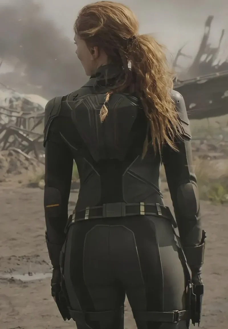 black widow leather jacket
