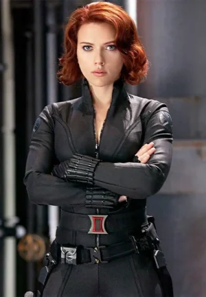 black widow leather jacket