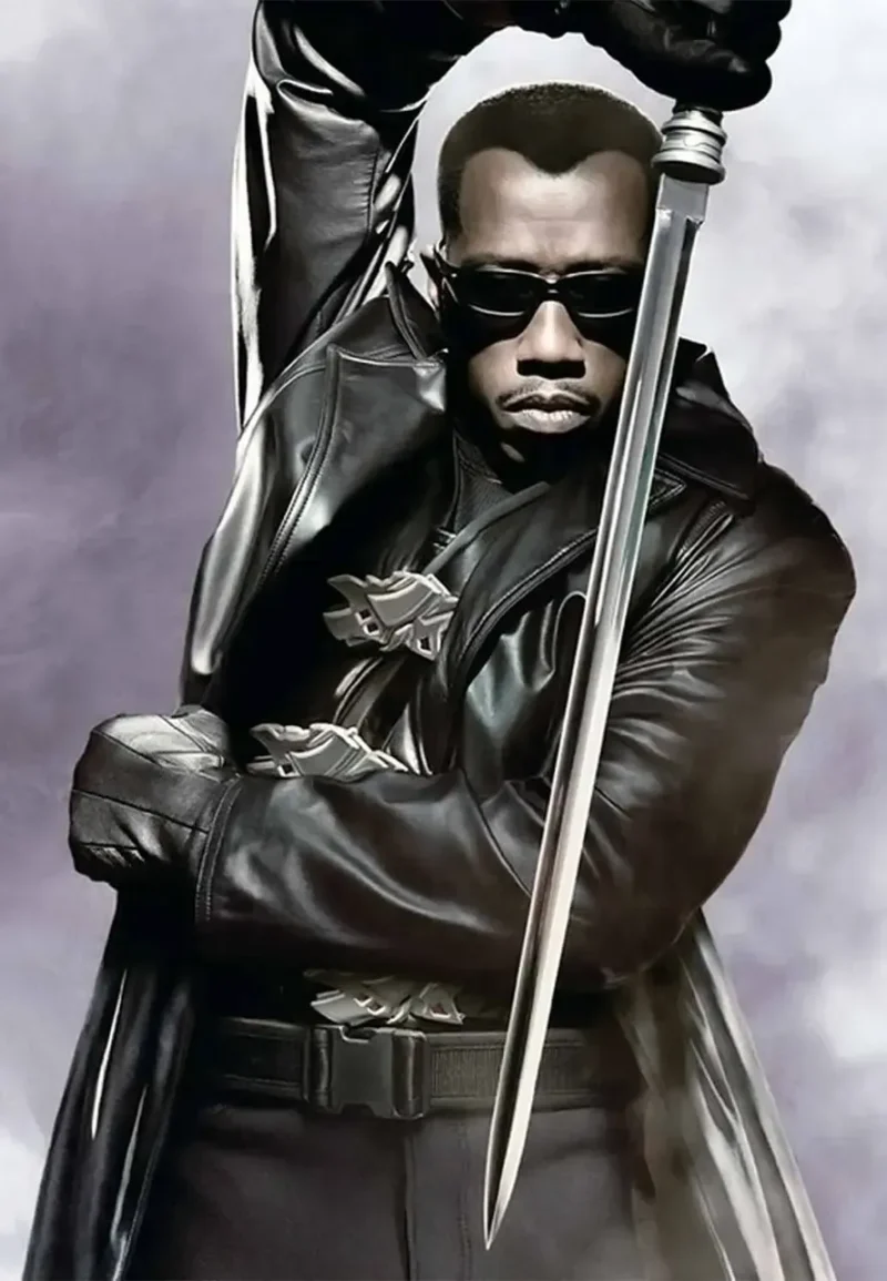 blade leather coat