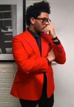 blinding lights red blazer