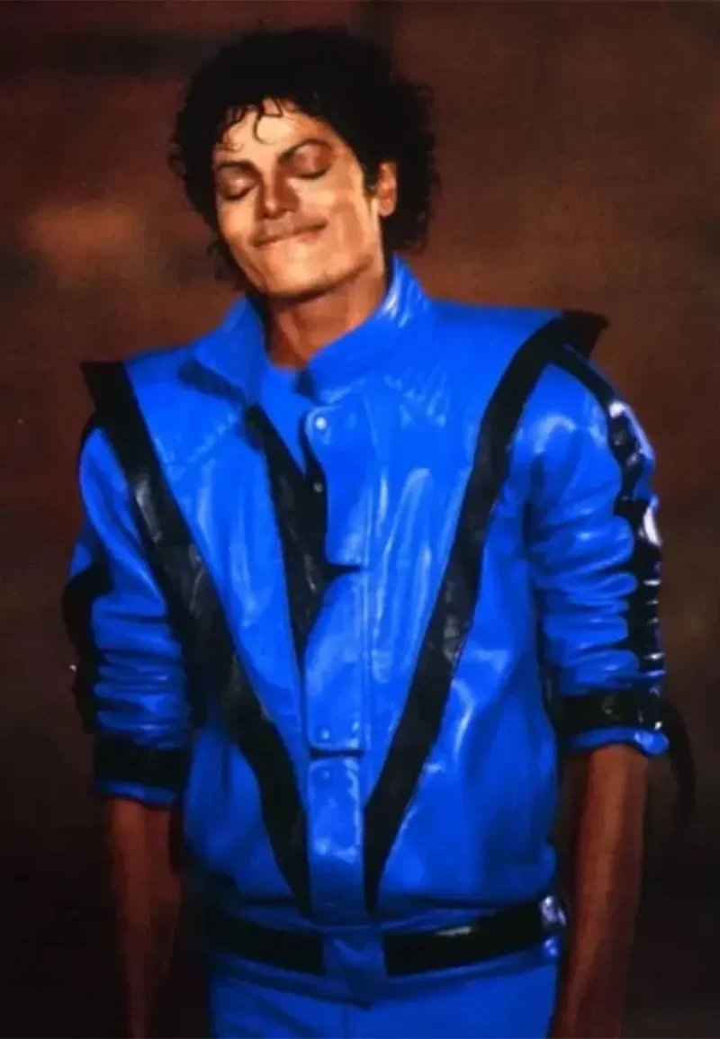 blue thriller jacket