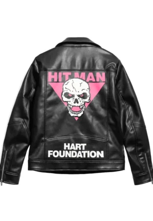bret hart foundation leather jacket