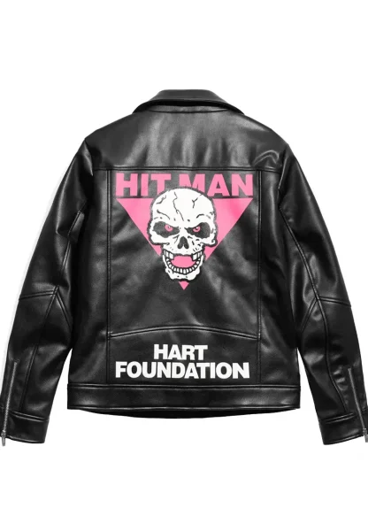bret hart foundation leather jacket