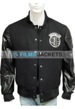 brooklyn nets leather varsity jacket