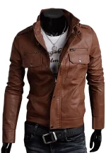 buckle collar jacket