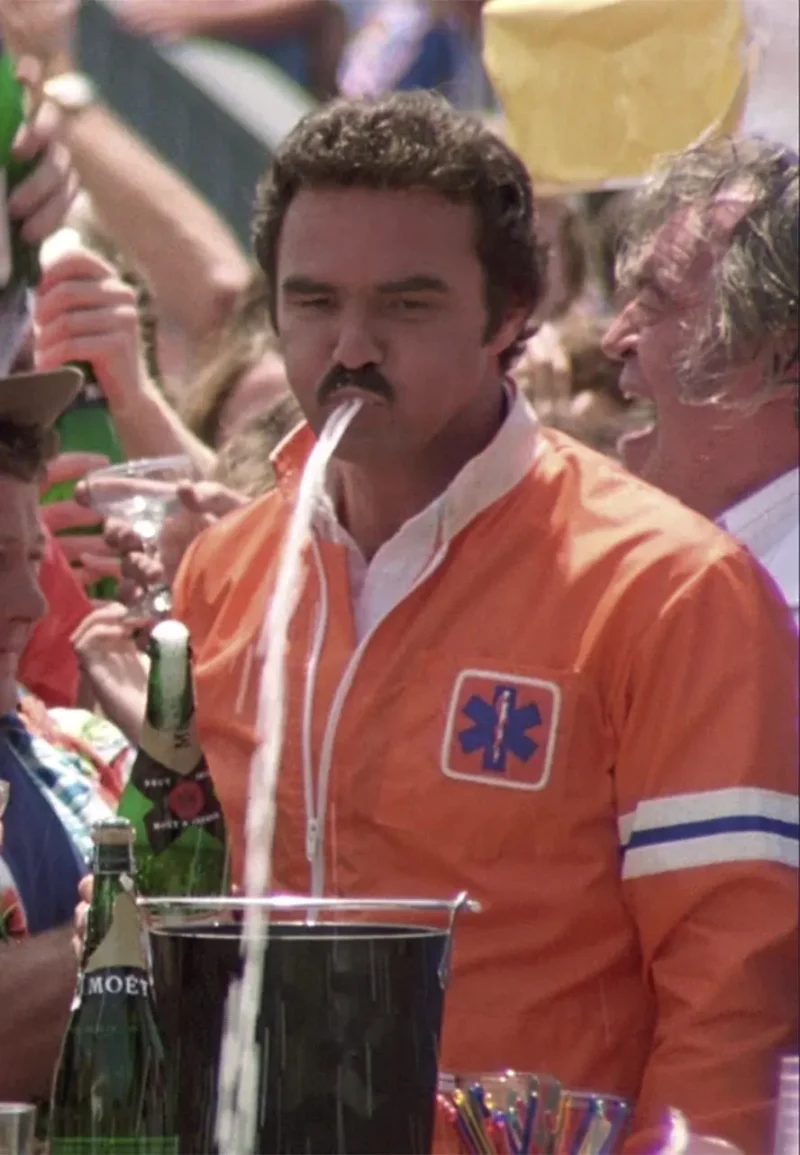 burt reynolds orange jacket