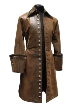 captain leather coat
